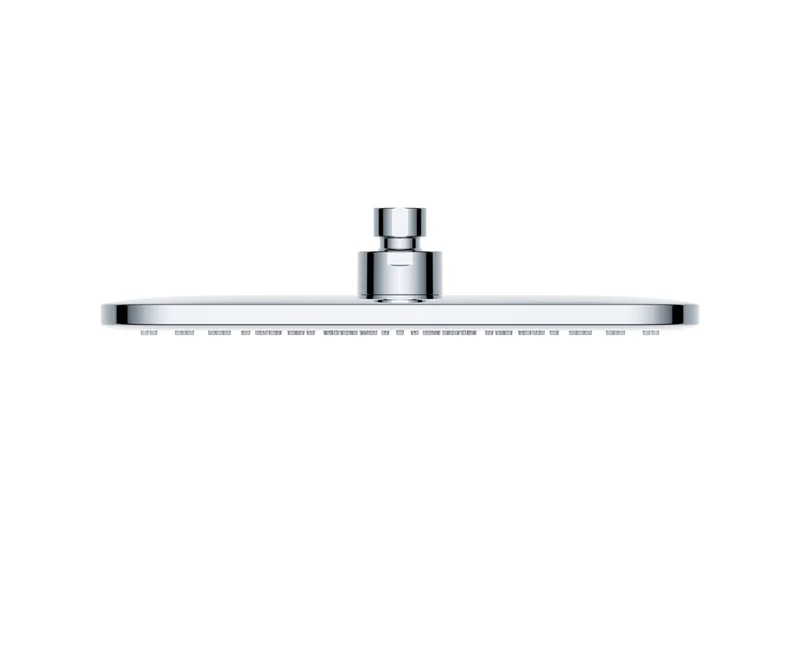 Vigour Kopfbrause edge quadratisch 250x250 / 300x300 mm Chrom/Weiß | 1/2" Anschluss