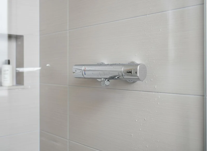 Vigour Clivia Safe-Tec Brausethermostat, Chrom, Aufputz, 38°C Schutz, Art.Nr. CLTB