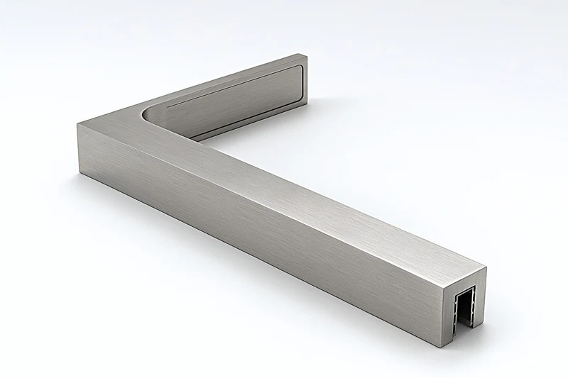 Stabilisierungswinkel 90° – 220 mm freistehend, ohne Glasbohrung, Art.Nr. SAB220