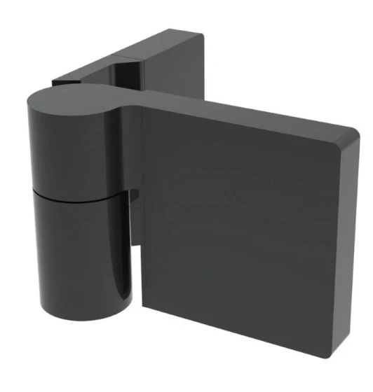 Lugano Scharnier Glas-Wand 90° Hebe-Senk, flächenbündig, Massivmessing, 8/10 mm ESG, Art.Nr. LUG044