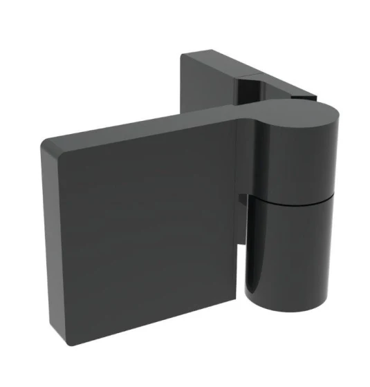 Lugano Scharnier Glas-Wand 90° Hebe-Senk, flächenbündig, Massivmessing, 8/10 mm ESG, Art.Nr. LUG044