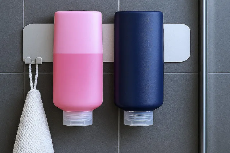 MagSpike Magnethalter für Shampooflaschen, ohne Bohren, 6 Größen in 3 Farben