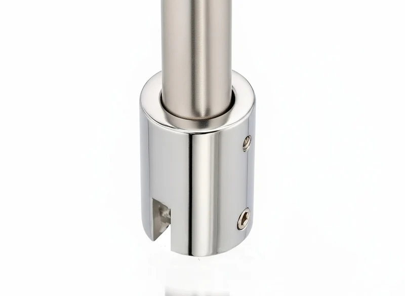 Senkrechter Glashalter – Ø 19 mm Deckenmontage, 6–12 mm Glas, Art.Nr. S9/S910