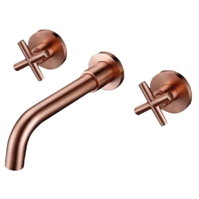 Unterputz-Zweigriff-Waschtischarmatur, CARBINI rosegold