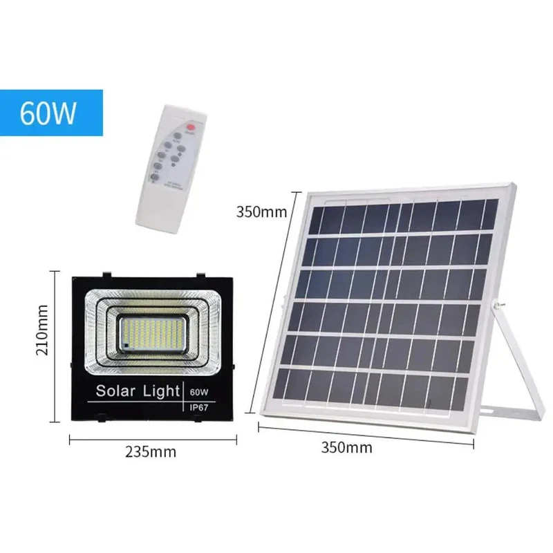 Tough As Nails Solar Security Flood Lights With 108 Led Bulbs And 60 Watt Output Featuring Durable IP67 Waterproof Build Three Custom Lighting Modes And Slick Wireless Remote For Backyards Patios And Driveways