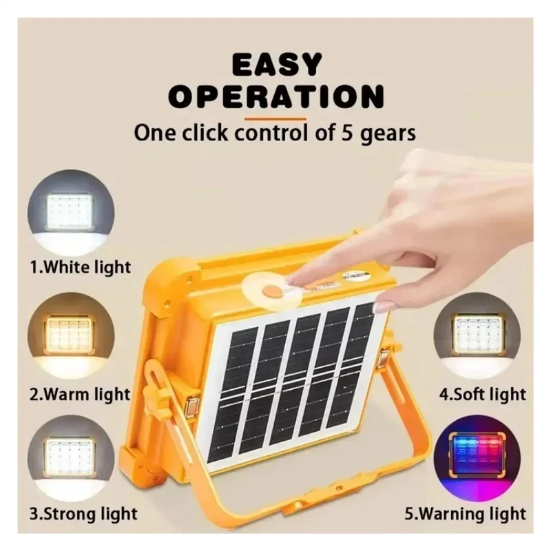 All Weather Solar Led Floodlight With A Hella Rugged Waterproof Build Made For Backyards Patios And Job Sites Includes Emergency Signal Mode And Dependable Rechargeable Battery For Serious Outdoor Lighting When You Need It Most