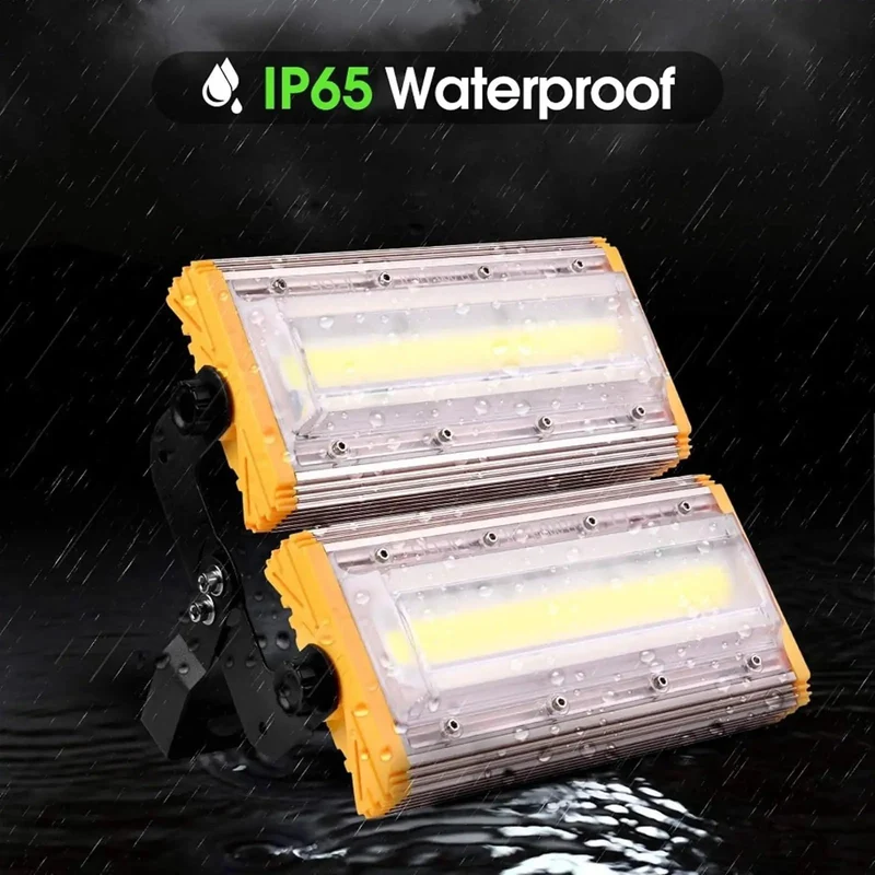 Straight Up Bright 100 Watt Led Flood Lights Ip65 Waterproof Outdoor Security Fixture Badass Heavy Aluminum Cooling And Serious Throw Range For Real World Backyard Installations