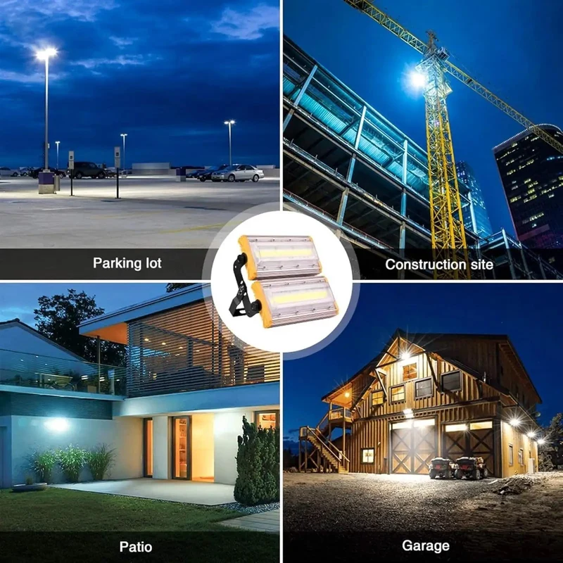 Straight Up Bright 100 Watt Led Flood Lights Ip65 Waterproof Outdoor Security Fixture Badass Heavy Aluminum Cooling And Serious Throw Range For Real World Backyard Installations