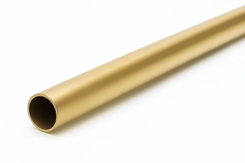 Stabistangen-Rohr – Messing massiv Ø 19 mm, 3 Längen, kürzbar, Art.Nr. S1/S2/S80