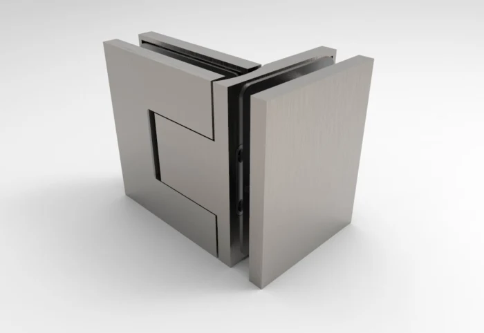 Bellagio Pendeltürband 90° Glas-Glas – 50 kg, 8/10 mm ESG, 11 Oberflächen, Art.Nr. BEL392