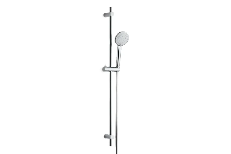 Vigour Brausegarnitur Individual 1.0 | 3 Strahlarten | 90 cm Wandstange | Chrom mit Antikalk, Art.Nr. V1BG905