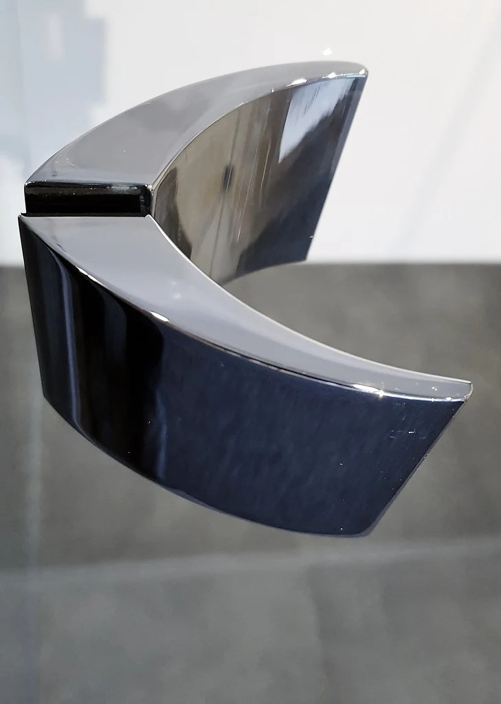 Dusch-Türgriff – Flügelform 60×50 mm verchromtes Messing, 6–10 mm Glas, Art.Nr. 8297