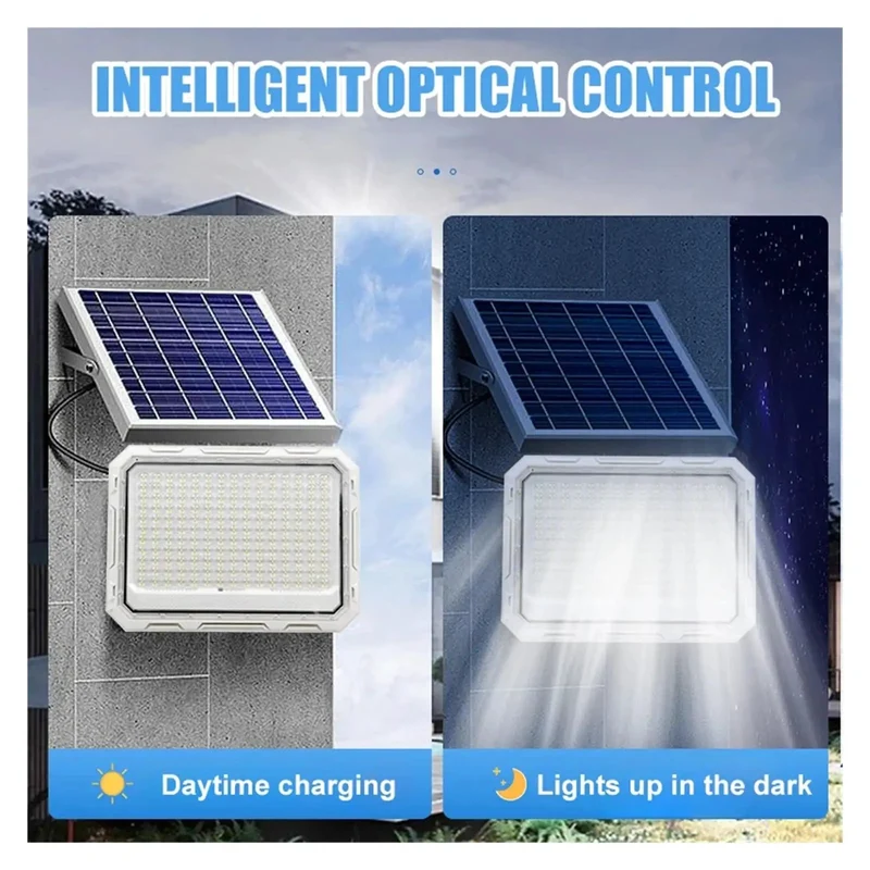 Smooth Setup Hella Bright Solar Outdoor Flood Lights 5 In 1 Waterproof Led Spotlights For Yard Patio And Garage High Power Weather Resistant Garden Illumination No Wiring Hassle