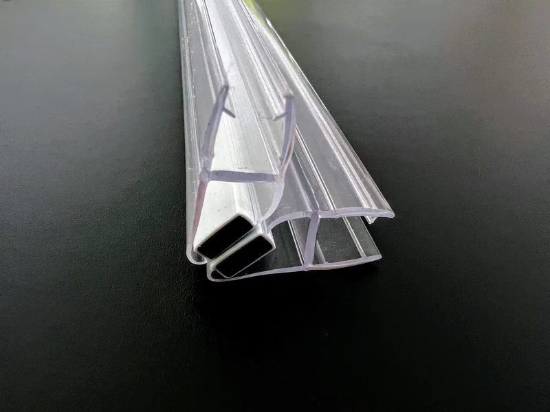Magnetdichtung – 90° breiter Magnetstreifen, 6/8 mm Glas, Art.Nr. 2x008A1W