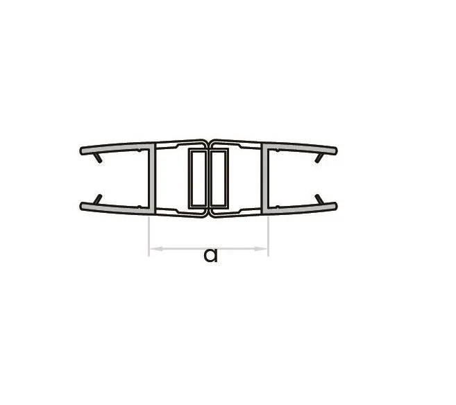Magnetdichtung – 180° breiter Magnetstreifen, 18–22 mm, einzeln oder Paar, Art.Nr. 008BW