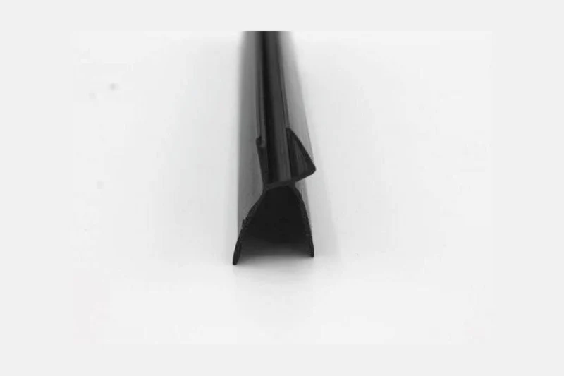 Schwarze Duschdichtung – lange Lippe, 17–18 mm Spalt, Art.Nr. 5103-B