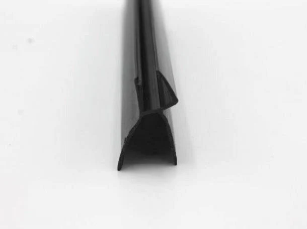 Schwarze Duschdichtung – lange Lippe, 17–18 mm Spalt, Art.Nr. 5103-B