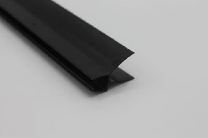 Schwarze Duschdichtung – lange Lippe, 17–18 mm Spalt, Art.Nr. 5103-B