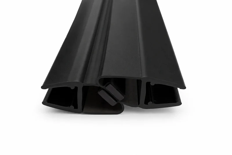 Schwarze Magnetdichtung – 180° fluchtend 2x 45°, Art.Nr. 6072-B (6082-B)