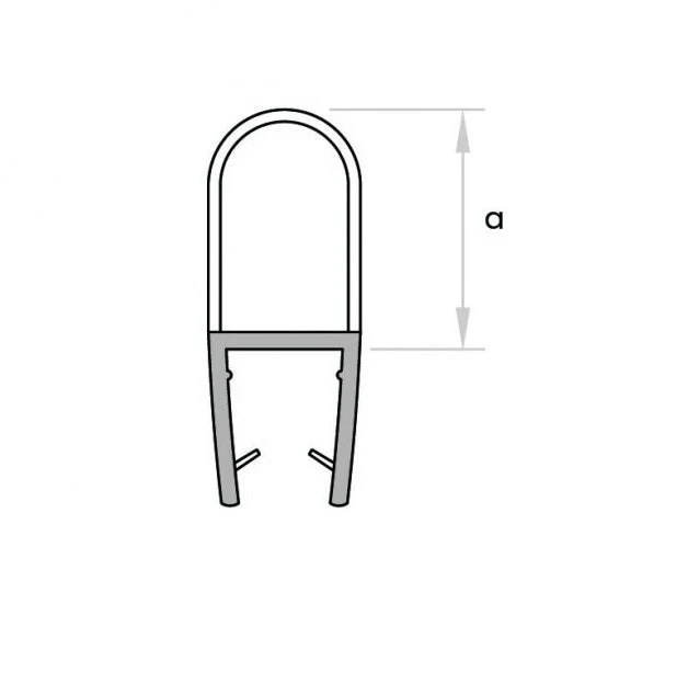 Balgdichtung – 12 mm Ballon, Anti-UV, 13 mm Spalt, Art.Nr. 007A1