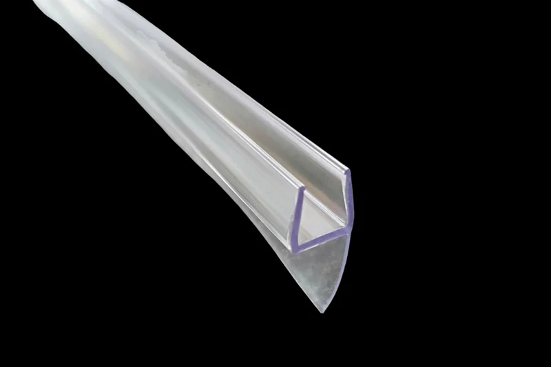 Polycarbonat-Lippendichtung – 180° weiche Lippe, glasklar, Art.Nr. S003