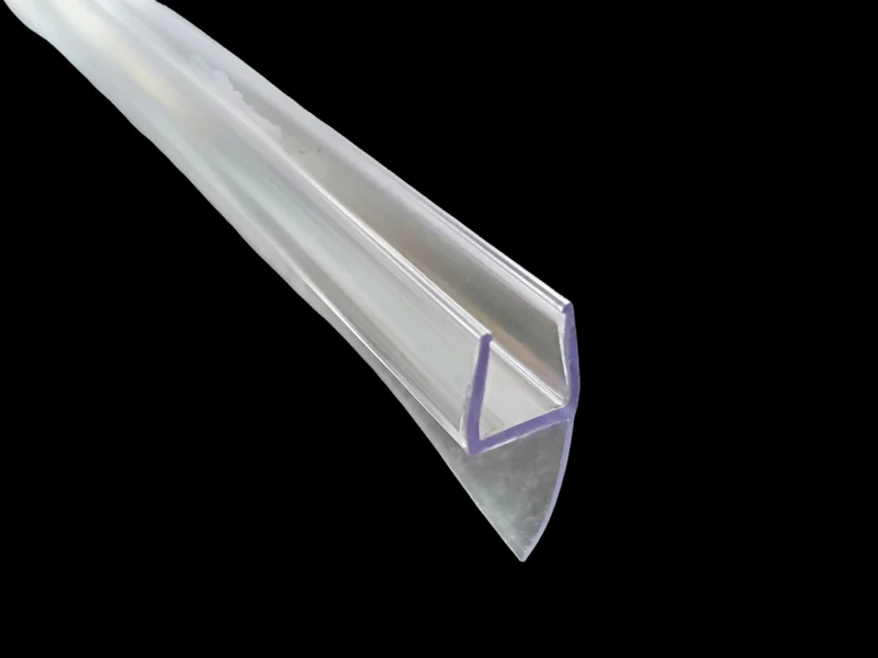 Polycarbonat-Lippendichtung – 180° weiche Lippe, glasklar, Art.Nr. S003