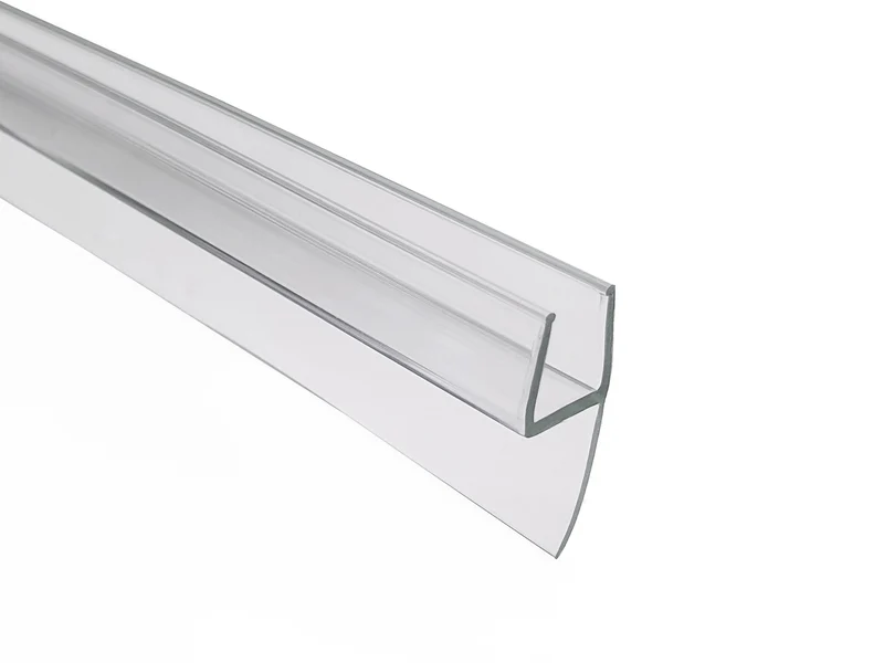 Polycarbonat-Lippendichtung – 180° weiche Lippe, glasklar, Art.Nr. S003
