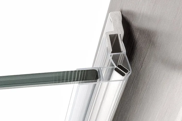 Magnetträgerprofil für Nischensituation – Aluminium 28×12 mm, 200/220 cm, Art.Nr. 74.109