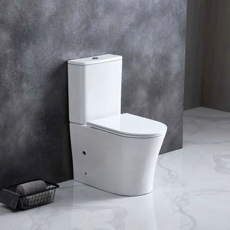 Modernes Stand-WC, Keramik, PARIS, niedriger Spülkasten