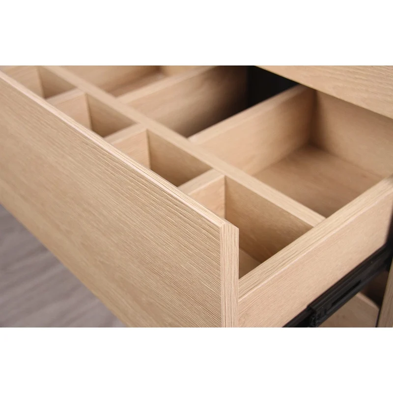 Waschtisch mit Unterschrank FORTINA 60 cm Eiche hell