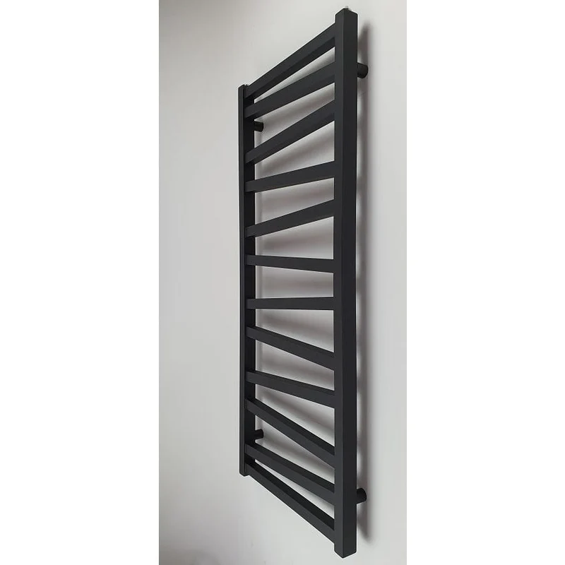 Badheizkörper-Handtuchtrockner CYRKA 97 x 50 cm mattschwarz