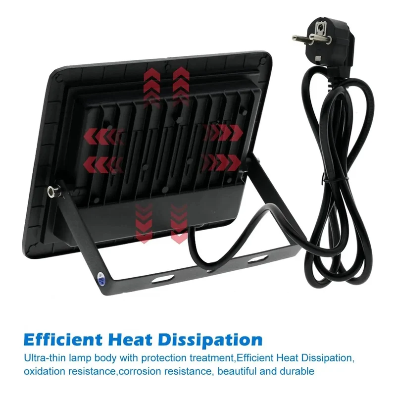 Kick Up Your Next Party With This Heavy Duty Led Uv Floodlight Featuring Rock Solid IP66 Waterproof Design Perfect For Outdoor Stage Events Garden Displays And Warehouse Parties Available In 50W To 150W Options