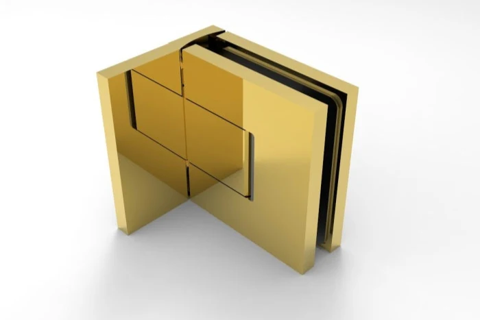 Bellagio Pendeltürband 90° Glas-Wand – 50 kg, 8/10 mm ESG, 11 Oberflächen, Art.Nr. BEL344