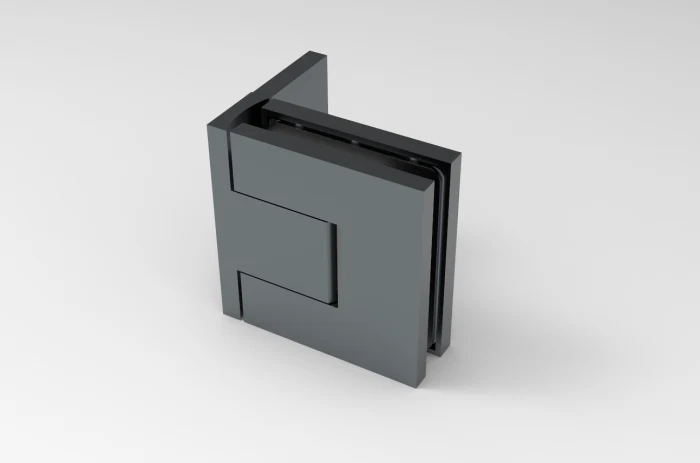 Bellagio Pendeltürband 90° Glas-Wand – 50 kg, 8/10 mm ESG, 11 Oberflächen, Art.Nr. BEL344