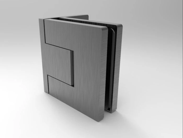 Bellagio Pendeltürband 90° Glas-Wand – 50 kg, 8/10 mm ESG, 11 Oberflächen, Art.Nr. BEL344