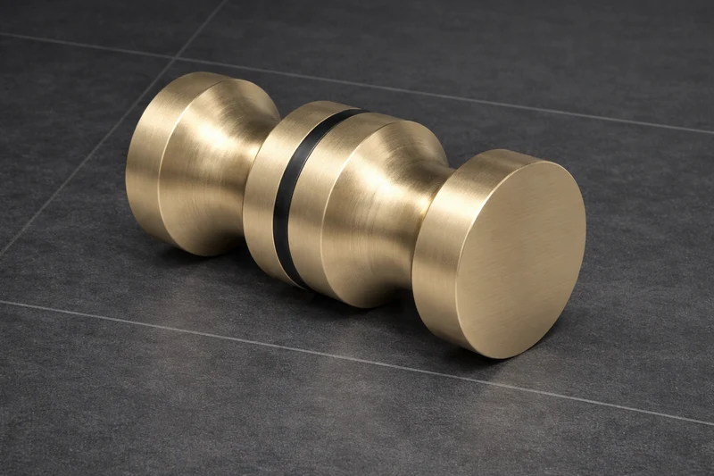 Dusch-Türgriff – rund Ø 30 mm Messing, 6–12 mm Glas, 11 Oberflächen, Art.Nr. EUSDK1