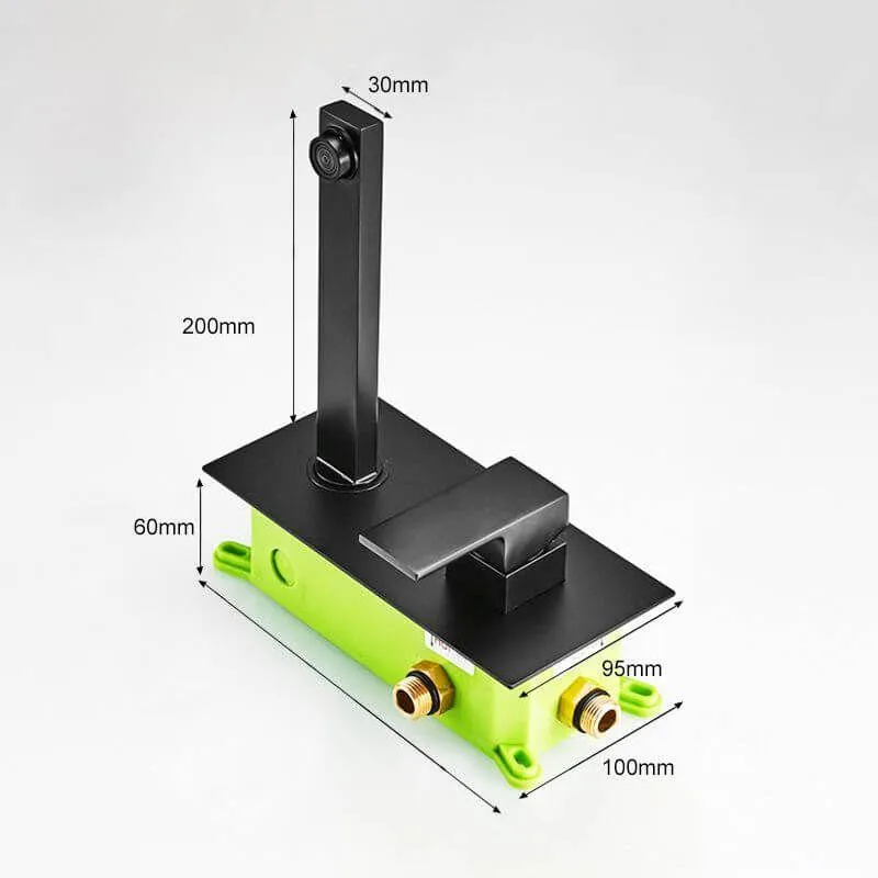 Unterputz-Waschtischarmatur TILSO schwarz