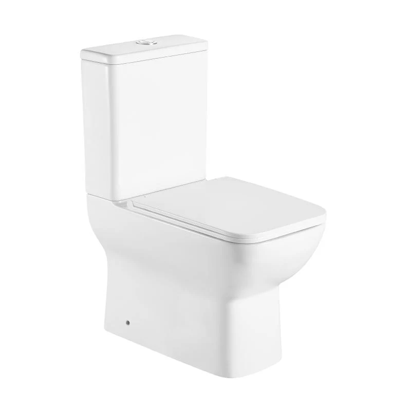 Modernes Stand-WC, Keramik, CRETA, niedriger Spülkasten