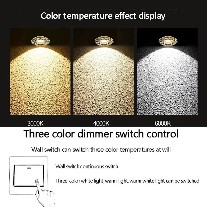 Pack Of 8 Solid Build 3.9 Inch Round Led Recessed Downlights Brass Trim Dimmable Directional Wafer Fixtures Hassle Free Setup For Home Entrance And Living Space Glow