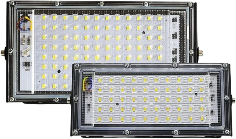 Heavy Duty Outdoor Security Lights Waterproof Led Floodlight With Die Cast Aluminum Build Ip65 All Weather Protection Smart Heat Sink Tech Built Tough And Ready To Shine Blazing Bright 100 Watt Cool White And 50 Watt Warm White For Any Job