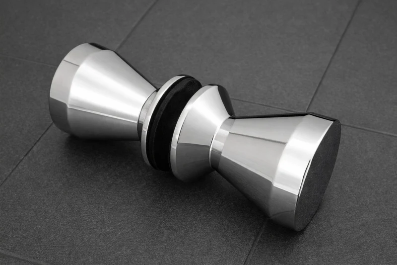 Dusch-Türgriff – Kegelform Ø 38 mm verchromt, ergonomisch barrierefrei, Art.Nr. 0510