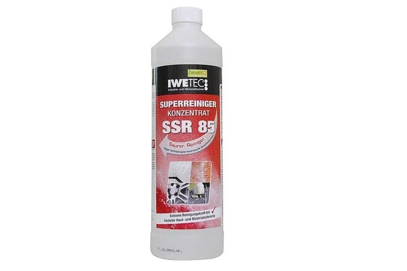 iWETEC SSR85 Superreiniger-Konzentrat, Säurereiniger gegen Kalk und Rost, 1 Liter, Art.Nr. 903020001