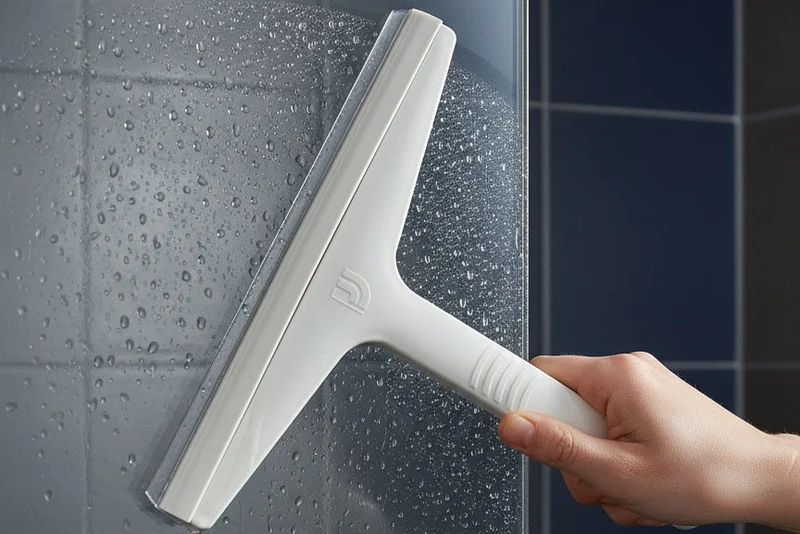 Duschabzieher Riva – weiche Abziehlippe für streifenfreies Glas, Made in Germany