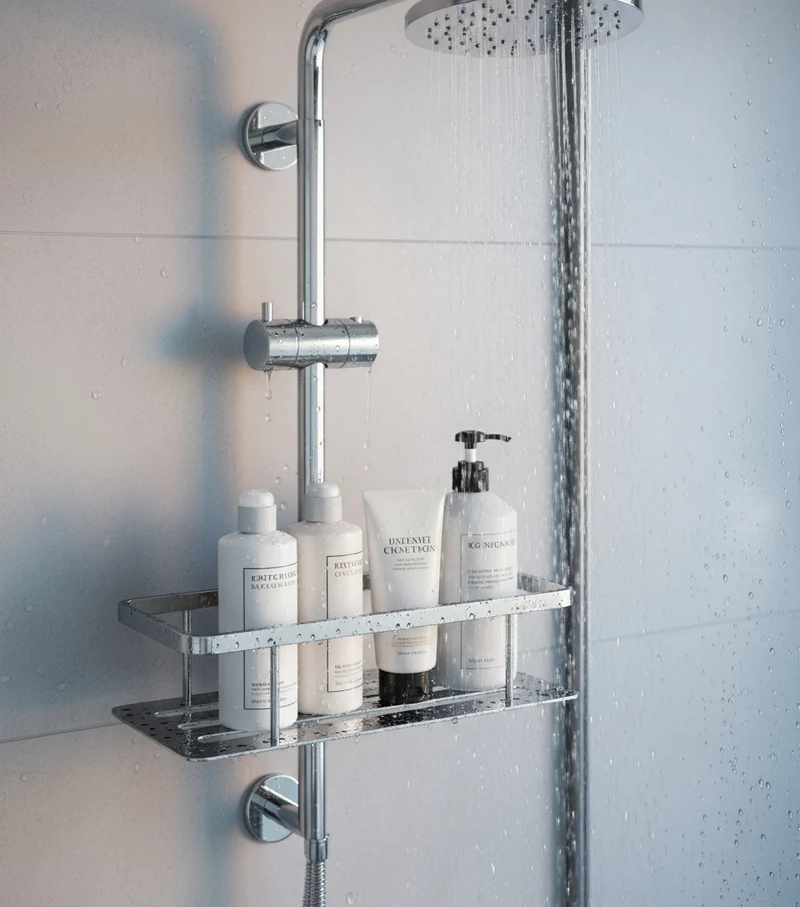 Smedbo Sideline Duschkorb – 250 × 100 mm für Brausestange Ø 18–25 mm, Art.Nr. DK3006