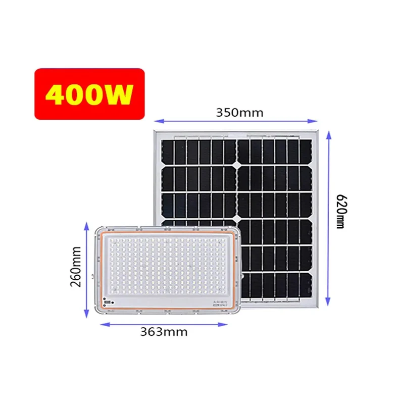 Badass Solar Flood Lights With Remote Control Pumpin Out Killer Brightness For Outdoor Yard Driveway Patios And Perimeter Security Coverage 300W 400W LED