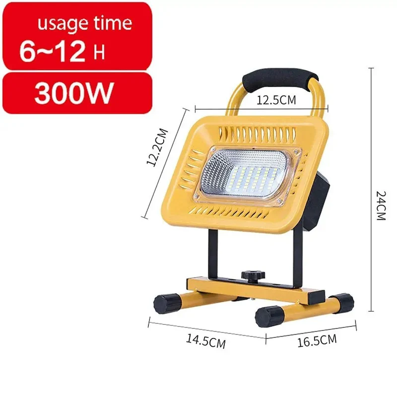Badass Rugged Rechargeable Led Spotlight With 360 Degree Swivel Base For Tailgating Grilling And Emergency Kit Ip66 Waterproof Portable Work Lamp For Backyard Hangouts