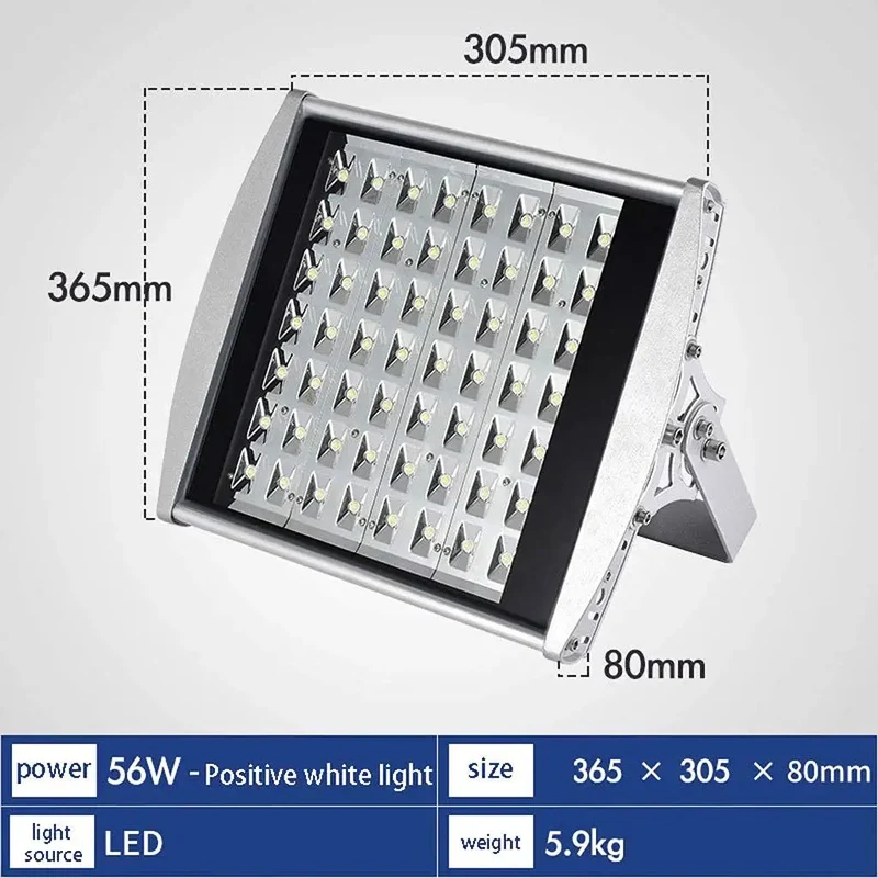 Heavy Duty Led Flood Light Outdoor Security Floodlight Waterproof Ip66 Aluminum Housing Wide Beam Yards And Driveways Tough As Nails Weather Resistant Bright Illumination