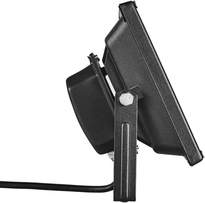 20W LED Flood Light Emitting 3000K Warm White Glow With Rock Solid 180 Degree Adjustable Bracket Ideal For Backyards Patios Or Garages Boasting No Sweat Setup And Heavy Duty Design For Smooth Outdoor Lighting That Really Packs A Punch