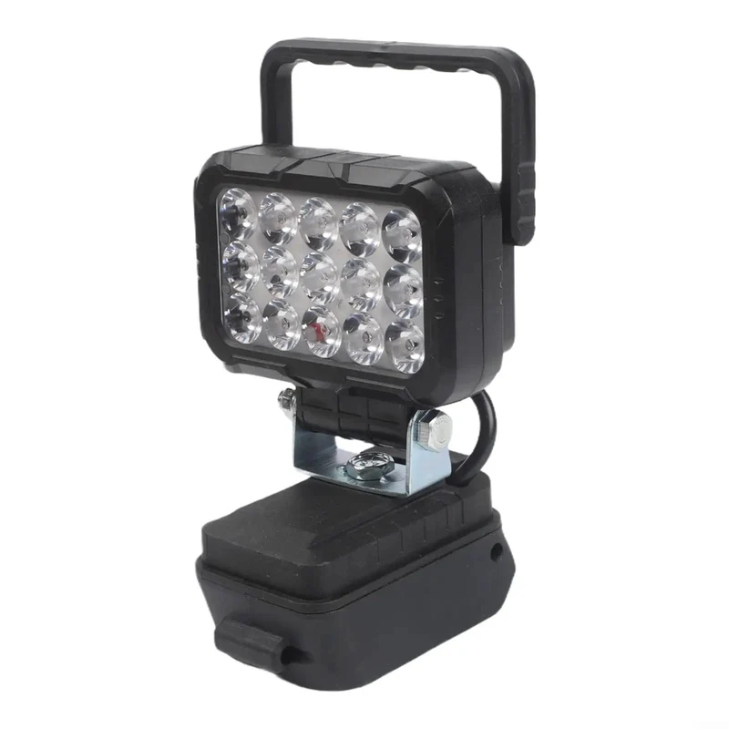 Killer Heavy-Duty Handheld Flood Light Featuring 15 High-Intensity LEDs That Deliver Badass Coverage Perfect For Dimly Lit Jobsites Garages Or Backyard Campouts Seamlessly Swaps Into Any Standard 18V Li-Ion Battery Pack For Maximum Versatility On Every