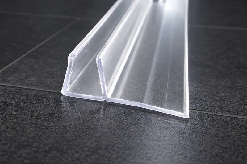 Polycarbonat-Überlappungsdichtung – 90° Vinyl-Lippe, Art.Nr. 0890/1090